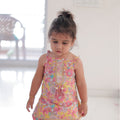 Floral Yellow & Pink Patiala Set for Baby Girls